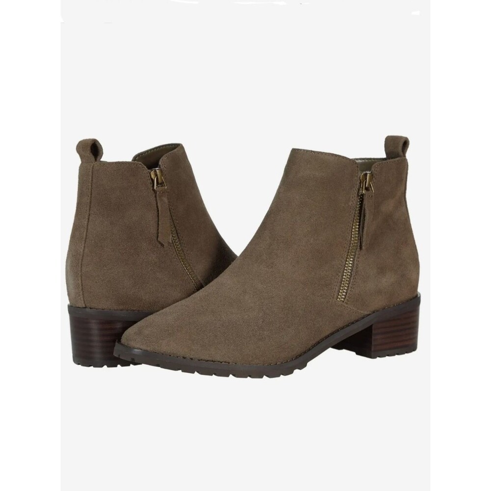 NEW Blondo Samara Waterproof Ankle Boot Women 10W Dark Taupe Bootie - Picture 2 of 10